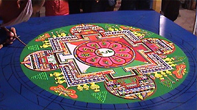 Mandala in aanleg